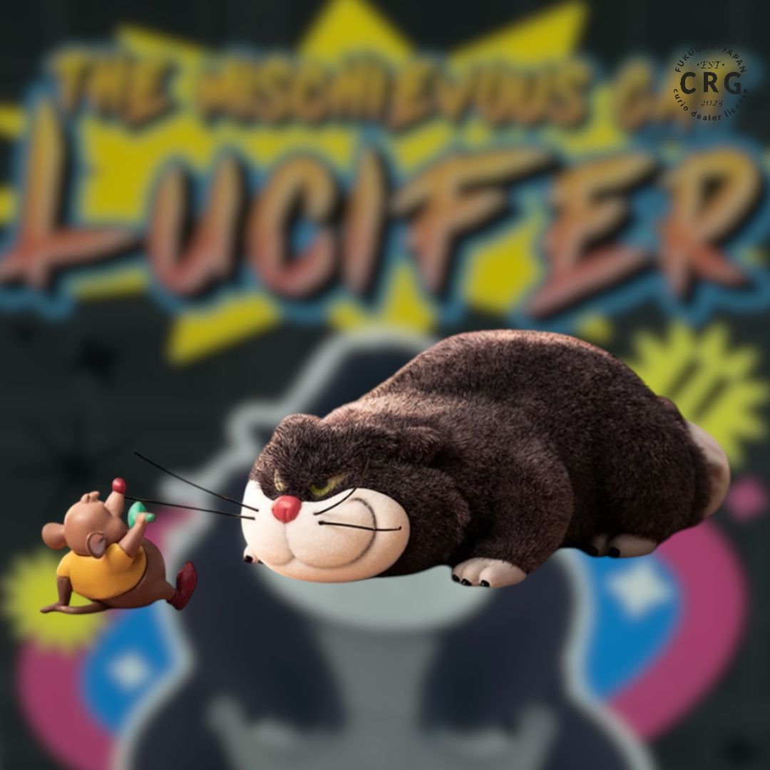 52TOYS×ディズニー BLINDBOX シンデレラ　いたずら猫　ルシファー フィギュア　マスコット　ゴニトイズ