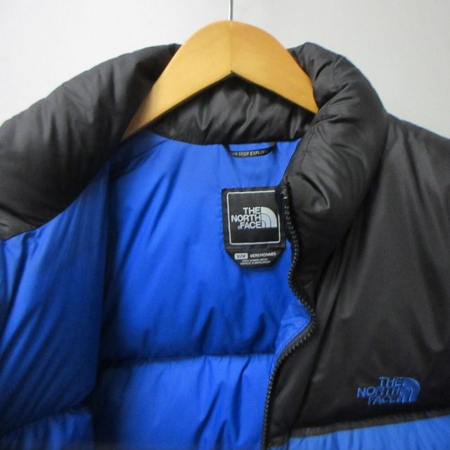 ザノースフェイス THE NORTH FACE ヌプシ ダウンジャケット 中綿ジャケット ロゴ刺? ND51500Z 青 ブルー Mサイズ 0112