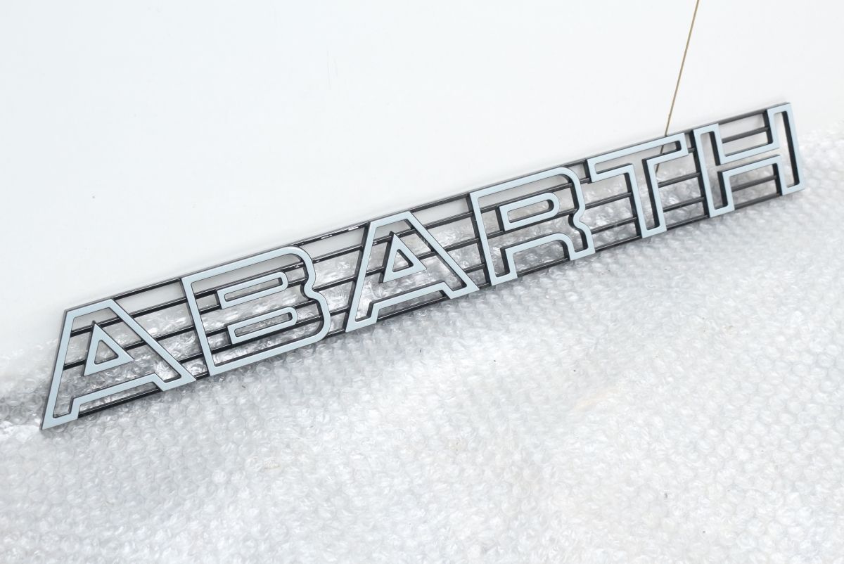 EVE DESIGN イブデザイン ロゴ インパクト クラシック フロントグリルデコレーションキット アバルト ABARTH 500 695 595用 1点