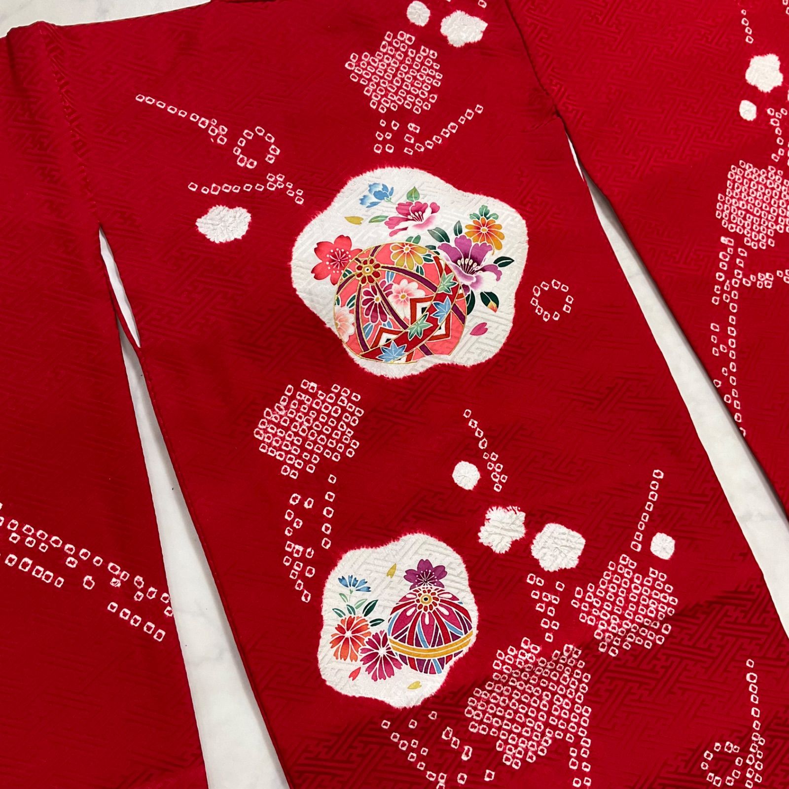 ◇kimono+one◇美品◇3歳くらい用◇子供着物◇正絹◇長襦袢付き