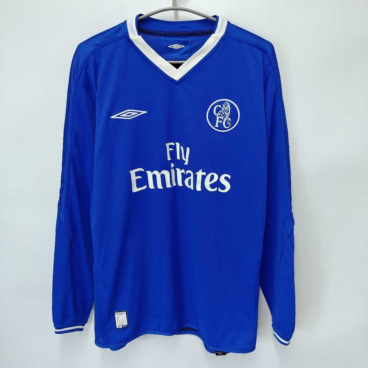 アンブロ サッカー チェルシーFC 長袖 ユニフォーム 03/05 M(EUサイズ) メンズ UMBRO