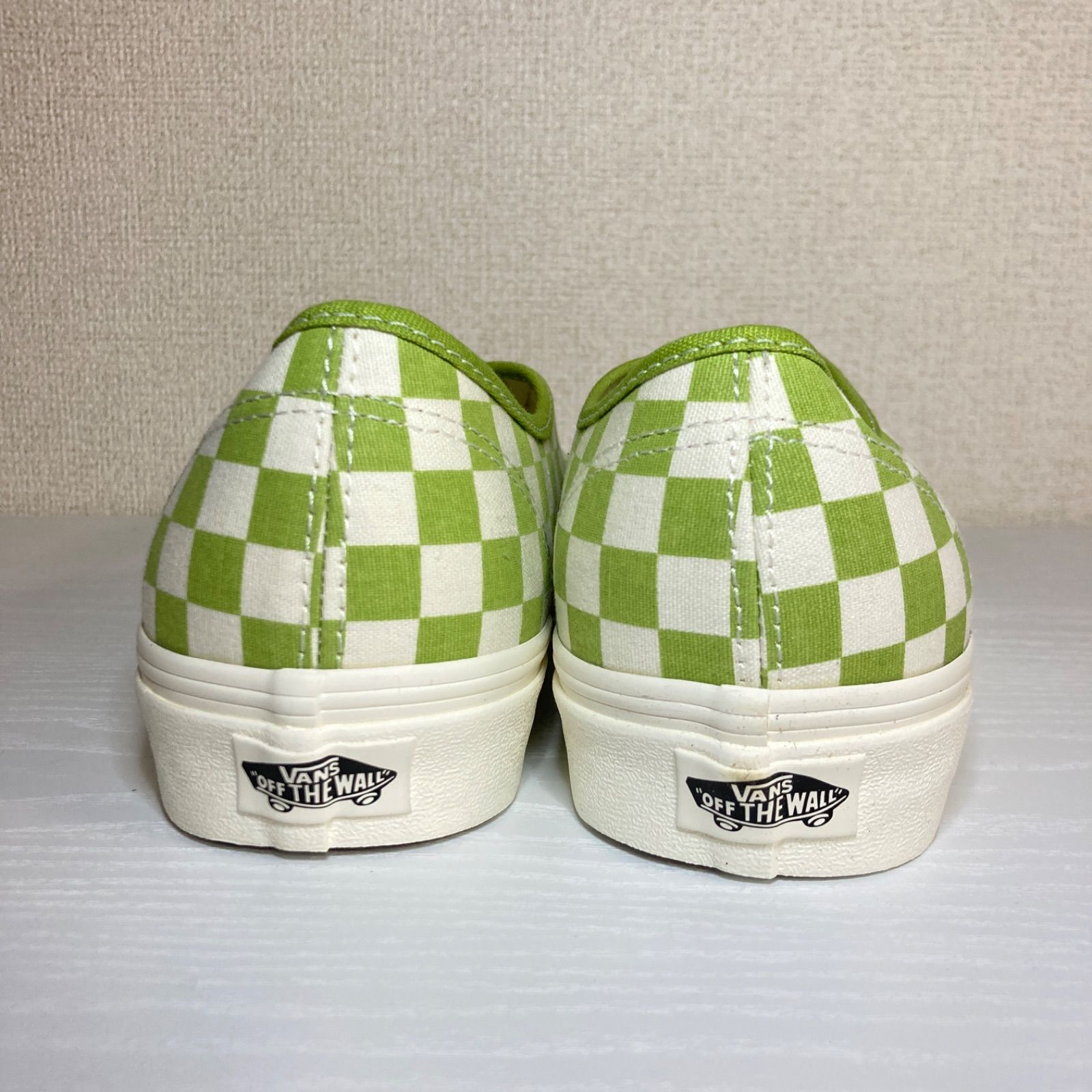 フォロー10%off】 Vans Authentic Checkerboard Dark Citron