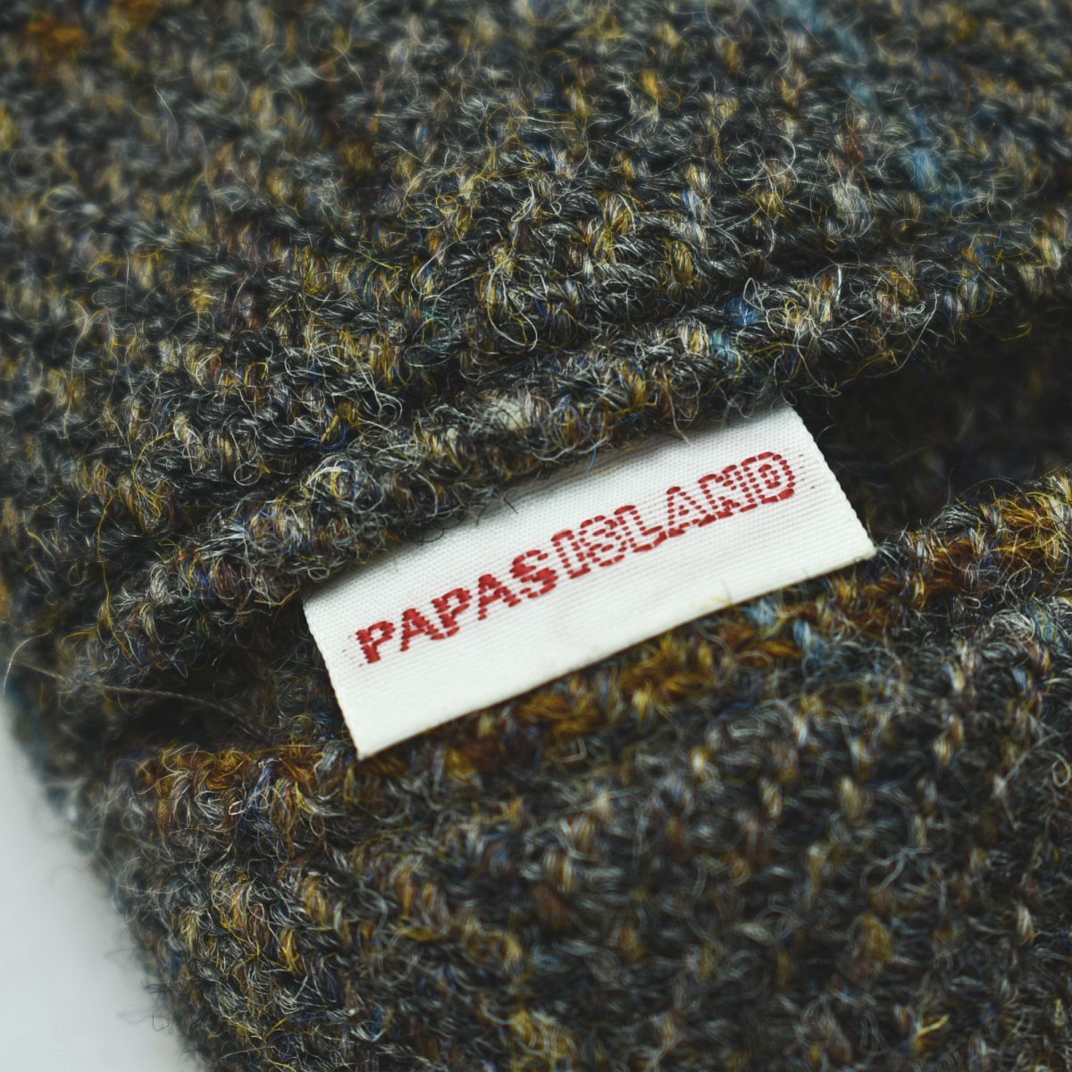 美品】 パパス PAPAS ハリスツイード Harris Tweed ピンチェック