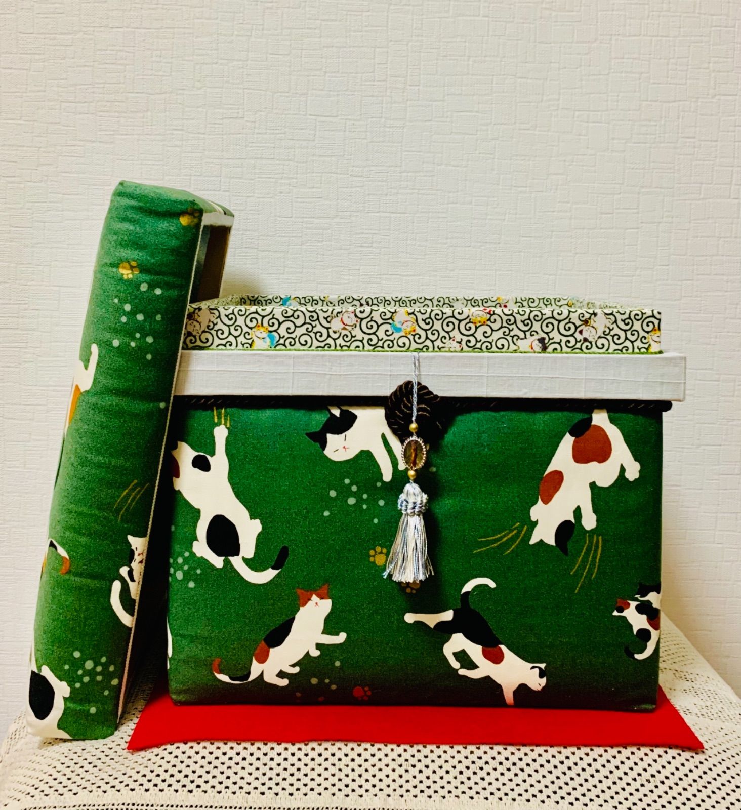 トールペイント(アッセンデルフト) 木製引き出し5段小物入れ