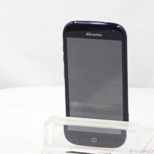 未使用　SIMフリーdocomo F-42A ネイビー らくらくスマートフォン ゲオ公式通販サイト/ゲオオンラインストア【中古】【安心保証