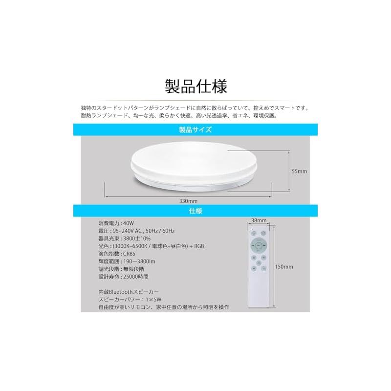 スピーカー搭載