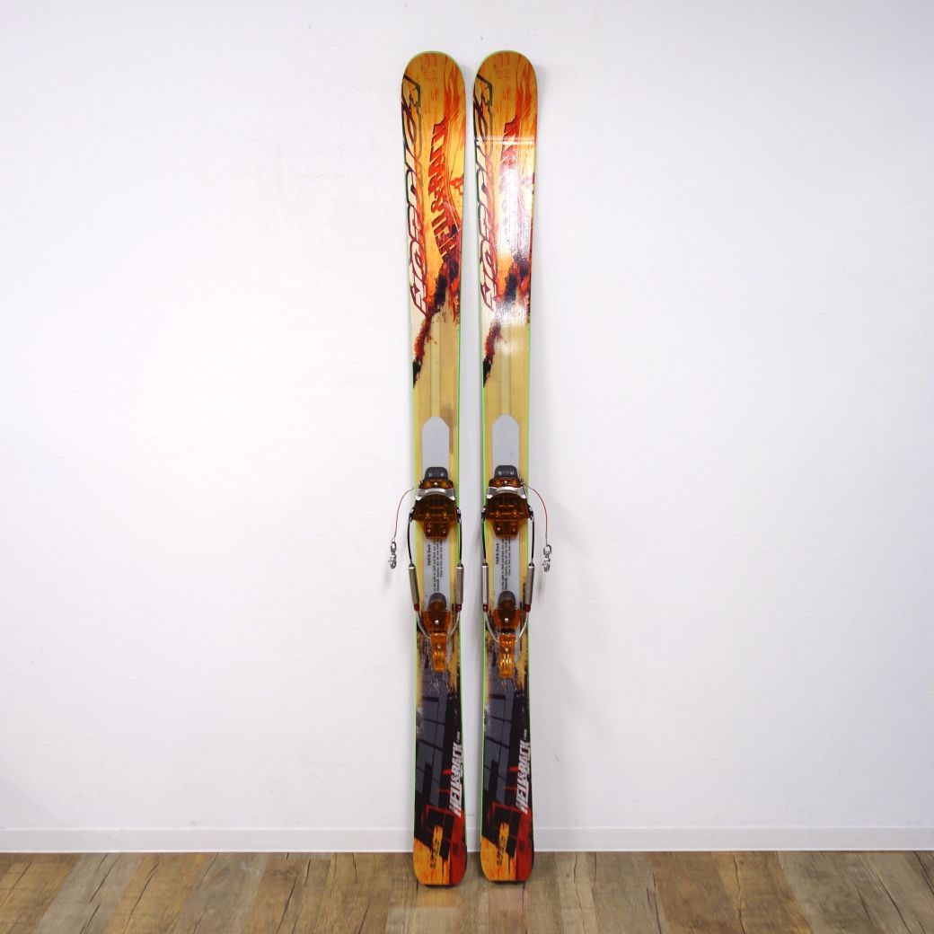 NORDICA - ノルディカ NORDICA HELL & BACK 185cm センター98mm ビンディング G3 タルガ テレマークスキー アウトドア ノルディカ NORDICA HELL & BACK 185cm センター98mm