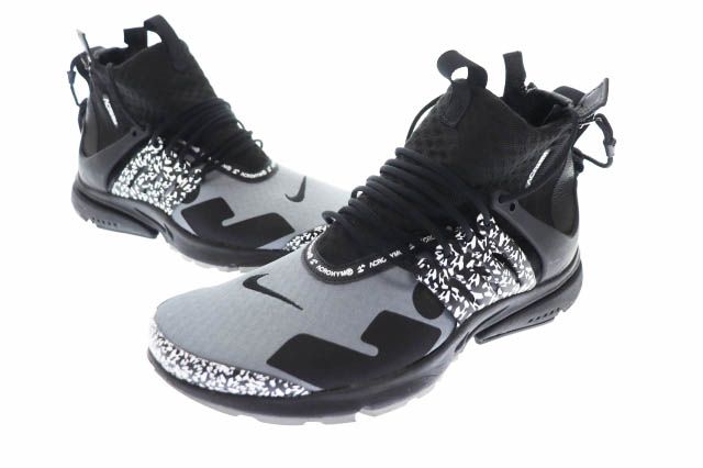 ナイキ NIKE × ACRONYM アクロニウム AIR PRESTO MID Cool Grey Black ...