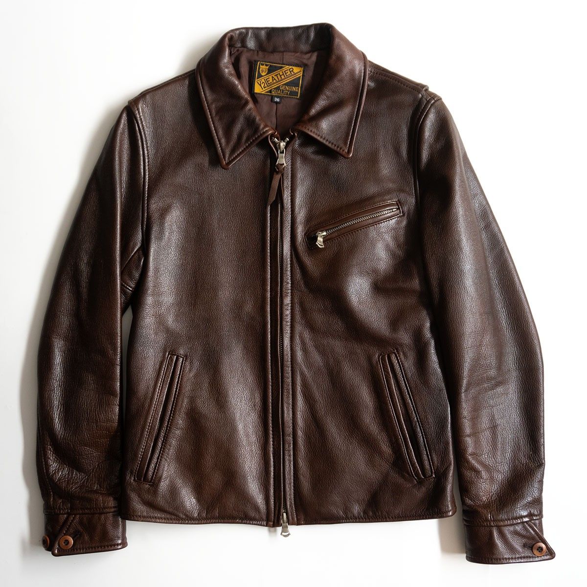 美品 No No Yes! ソフトステアハイド シングルライダースジャケット M シングルライダース - No,No,Yes!