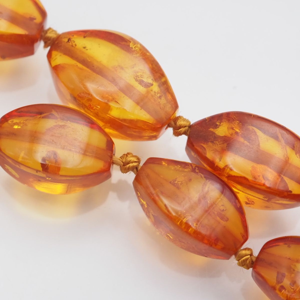 G787 琥珀 コハク ネックレス デザイン - メルカリ