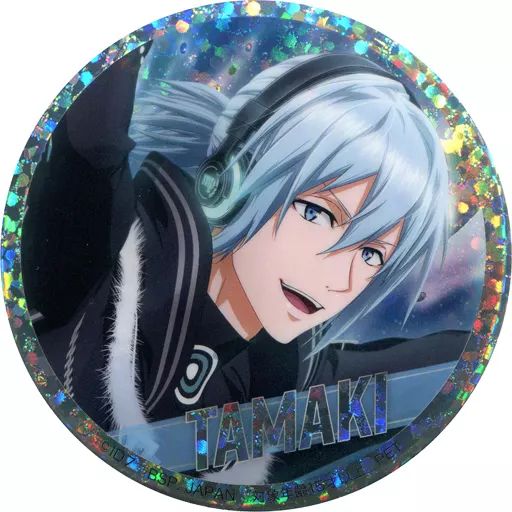 中古】バッジ・ピンズ 四葉環 缶バッジ～BLACK OR WHITE～ホログラム