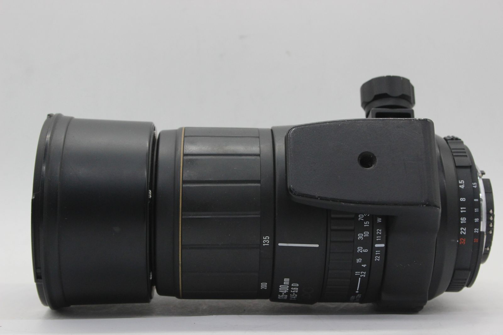 【訳あり品】 シグマ Sigma APO 135-400mm F4.5-5.6 D ニコンマウント 三脚座付き レンズ s8545