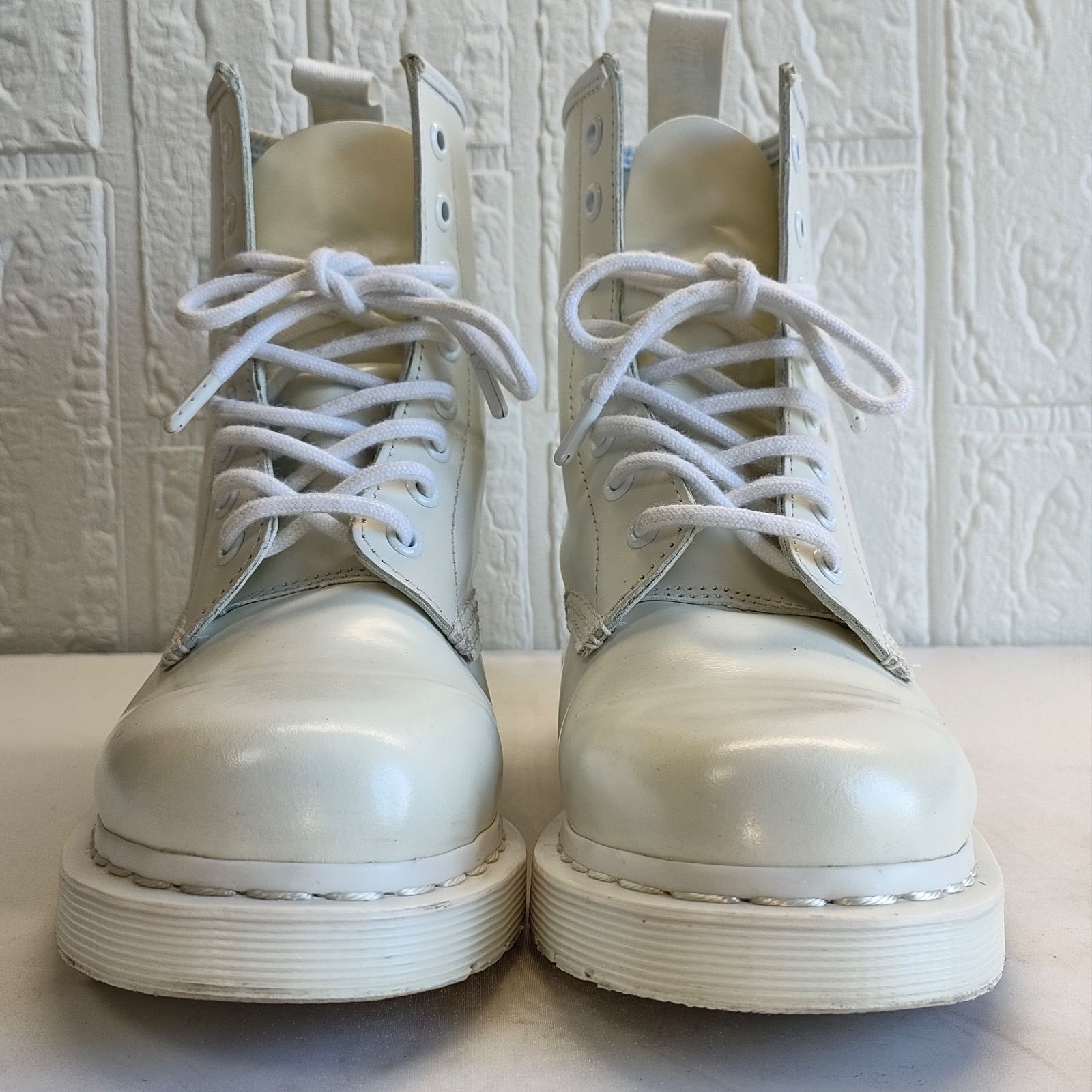 Dr. Martens ドクターマーチン ブーツ 8ホールブーツ レースアップブーツ ホワイト 23cm