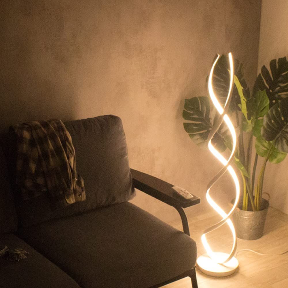 LEDフロアスタンド スパイラル北欧