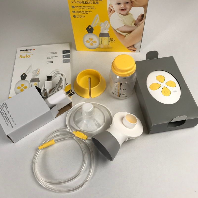 中古品】 medela メデラ ソロ電動さく乳器 Solo シングル電動 中古品】 medela メデラ ソロ電動さく乳器 Solo シングル電動