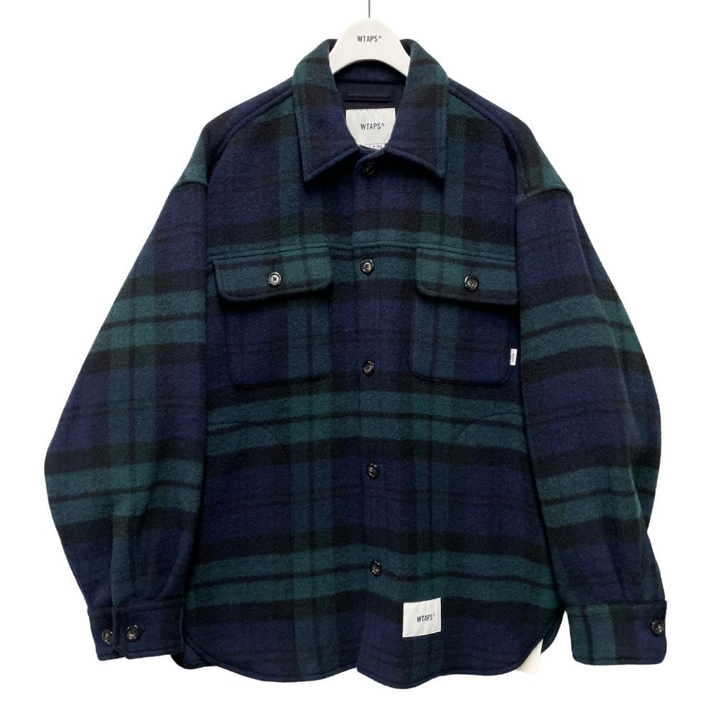WTAPS ダブルタップス 24AW 品番 242WVDT-JKM04 WCPO 02 | Jacket | WOPL Mosser Textile Green チェック柄 ジャケット 3 | 50204