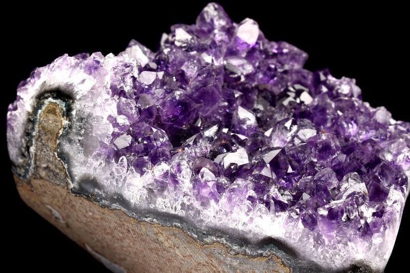 1点物】浄化や魔除けに アメジスト 52x64x67mm クラスター 原石