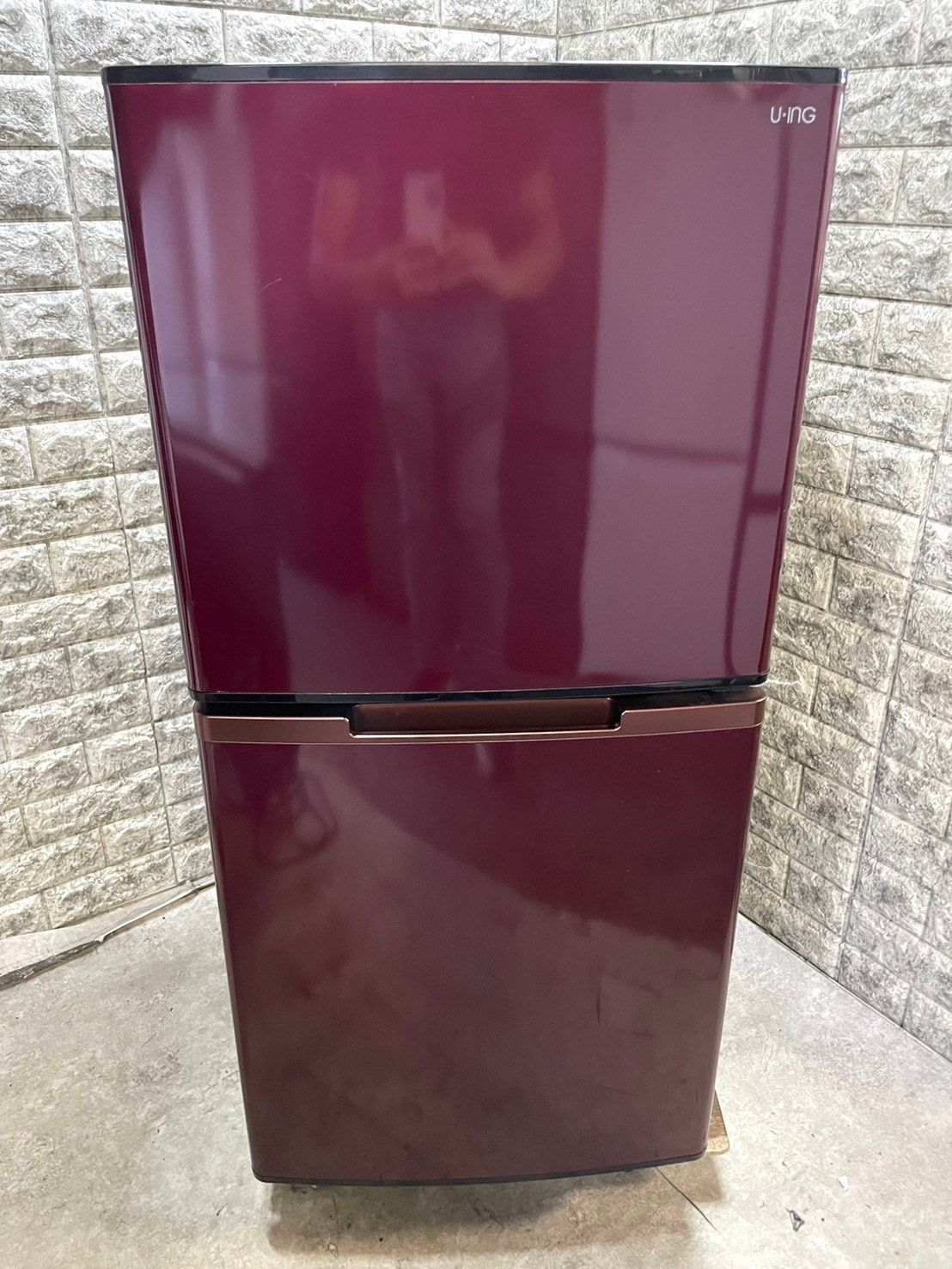 大阪送料無料☆3か月保障付き☆冷蔵庫☆2017年☆ユーイング☆2ドア☆UR