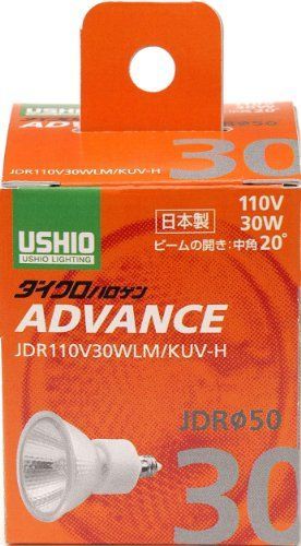 中角 エルパ (ELPA) JDR110Ｖ30WLM/KUＶ-H 電球 ハロゲン電球 照明 E11 110V 30W 中角20 390lm G-262H