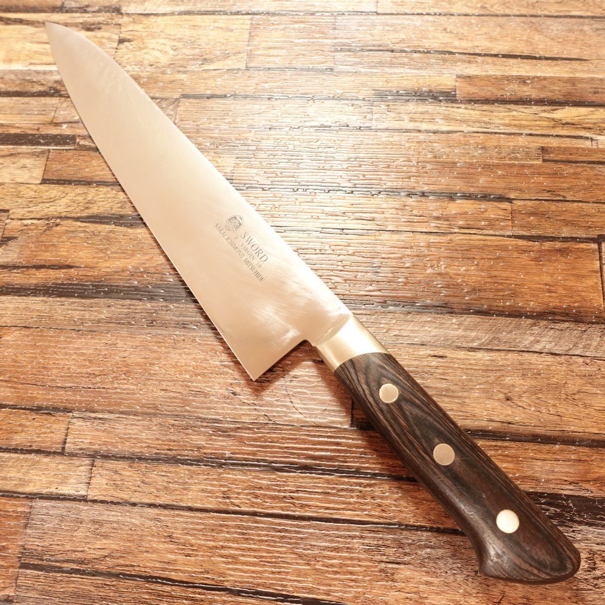 堺一文字光秀 SWORD 牛刀 研ぎ済 ソード F・VIRGIN10 Fバージン10 万能