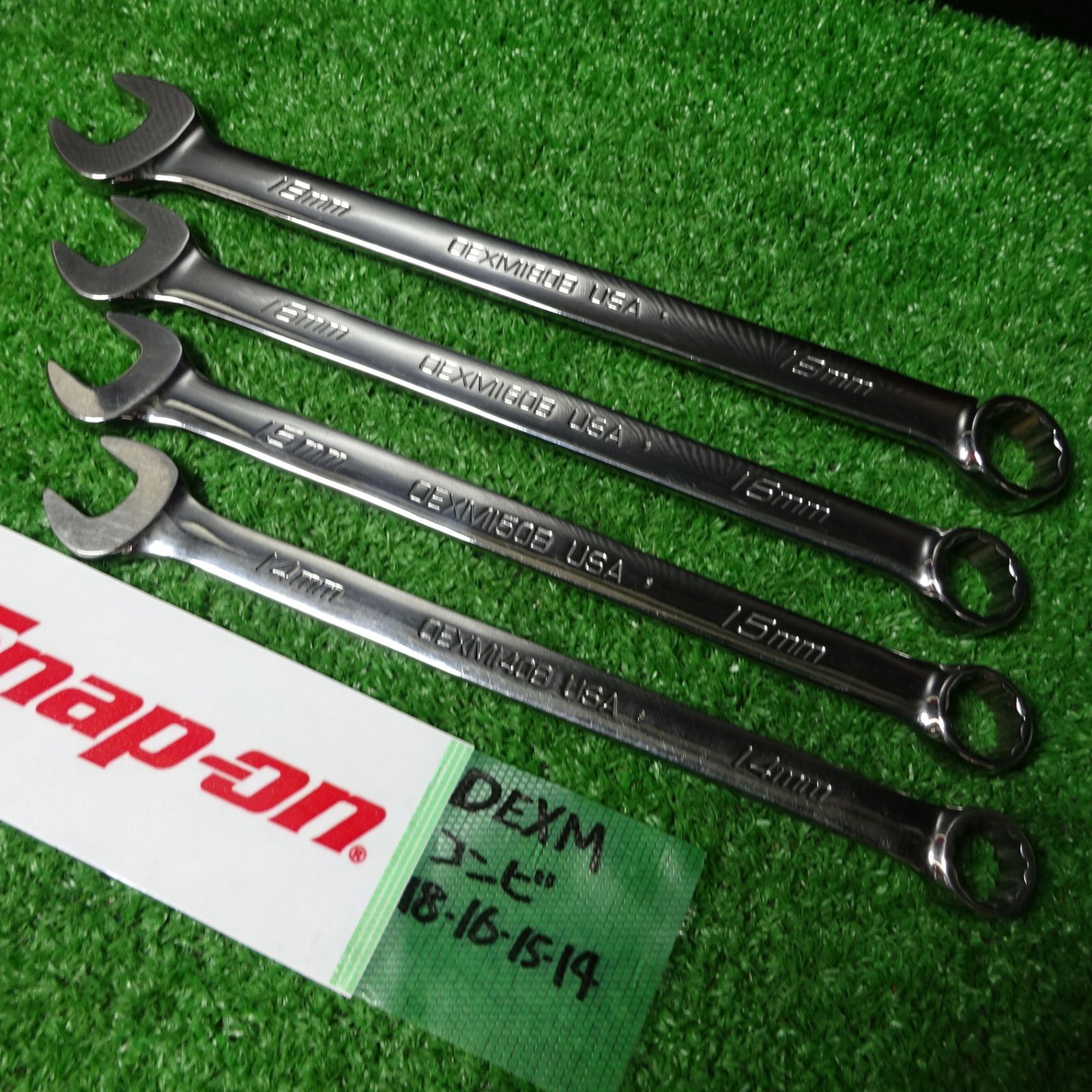 中古品】スナップオン/Snap-on フランクドライブコンビネーションレンチ OEXMシリーズ 4本セット  OEXM140B/150B/160B/180B【岩槻店】 - メルカリ