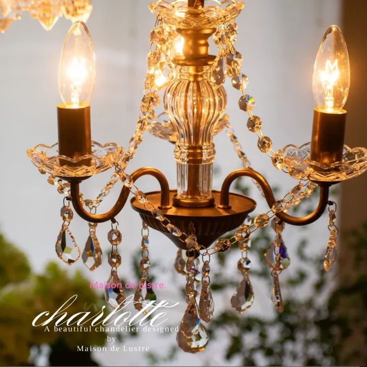 シャンデリア　3灯　シャルロット シャンデリア3灯シャルロット