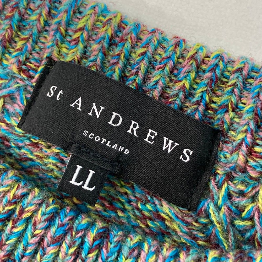 【絶品】 サイズ：LL ST ANDREWS セントアンドリュース ニットセーター メンズウェア