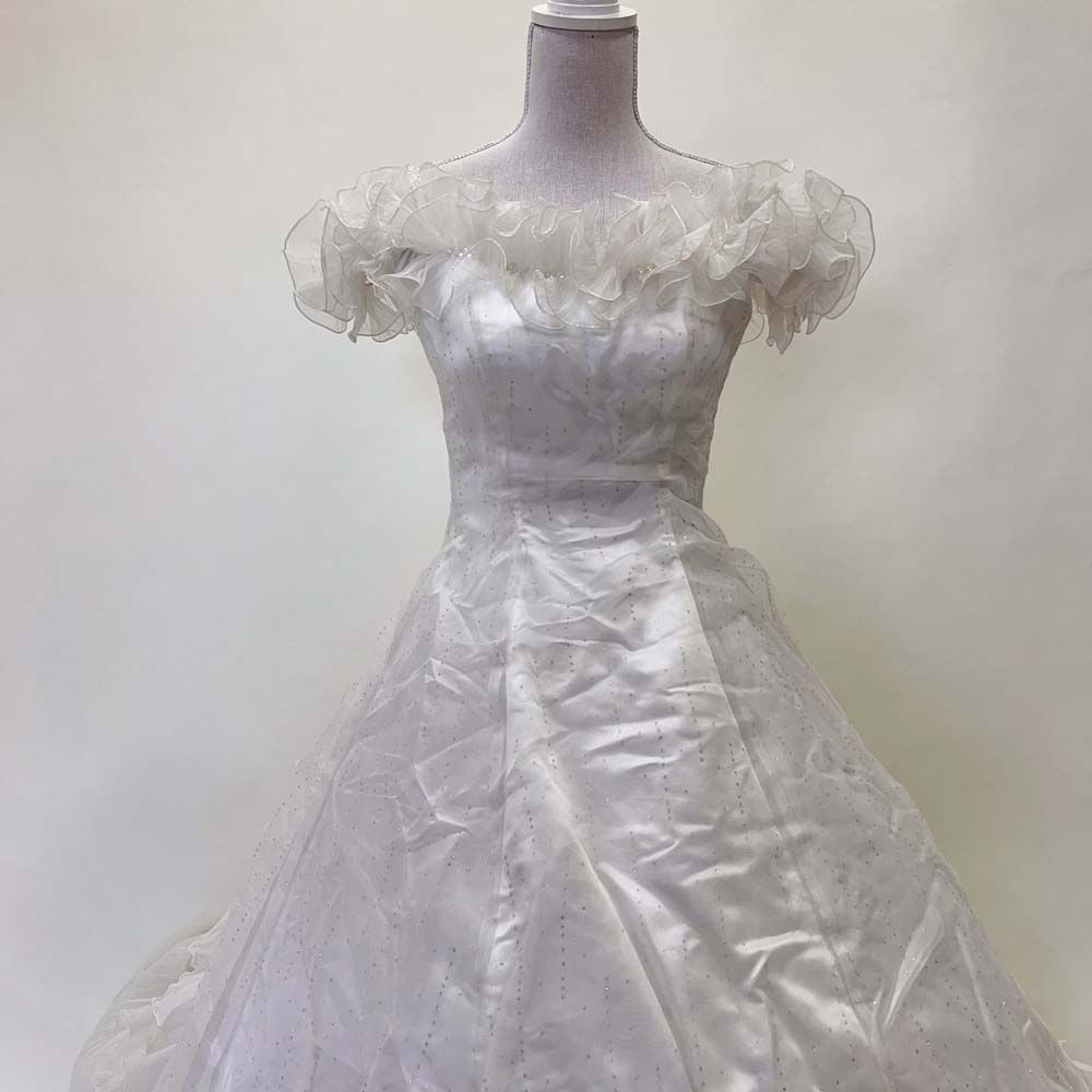 ウェディングドレス 9号TT シェーナドゥーノ 中古 オフショルダー A