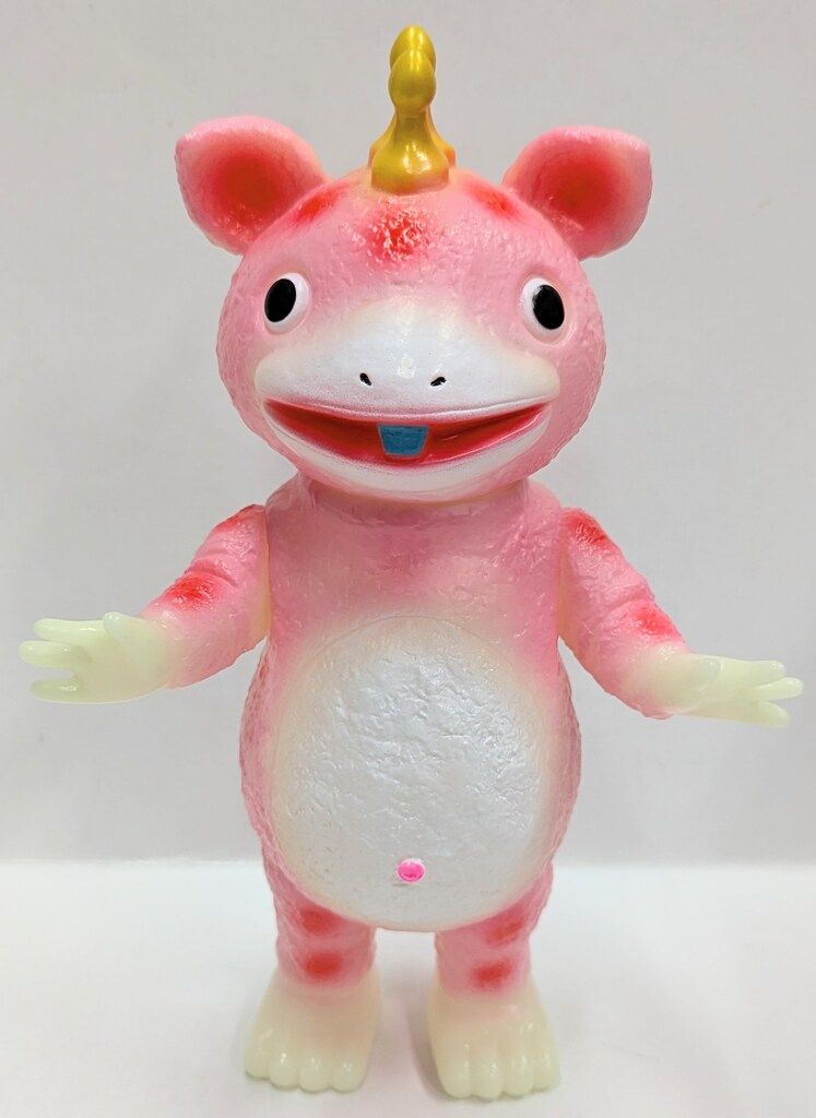 ブルマァク ブルマァクの快獣ブースカ 快獣ブースカ シオシオのパァー 復刻版|蓄光成型|ピンクスプレー|前歯青