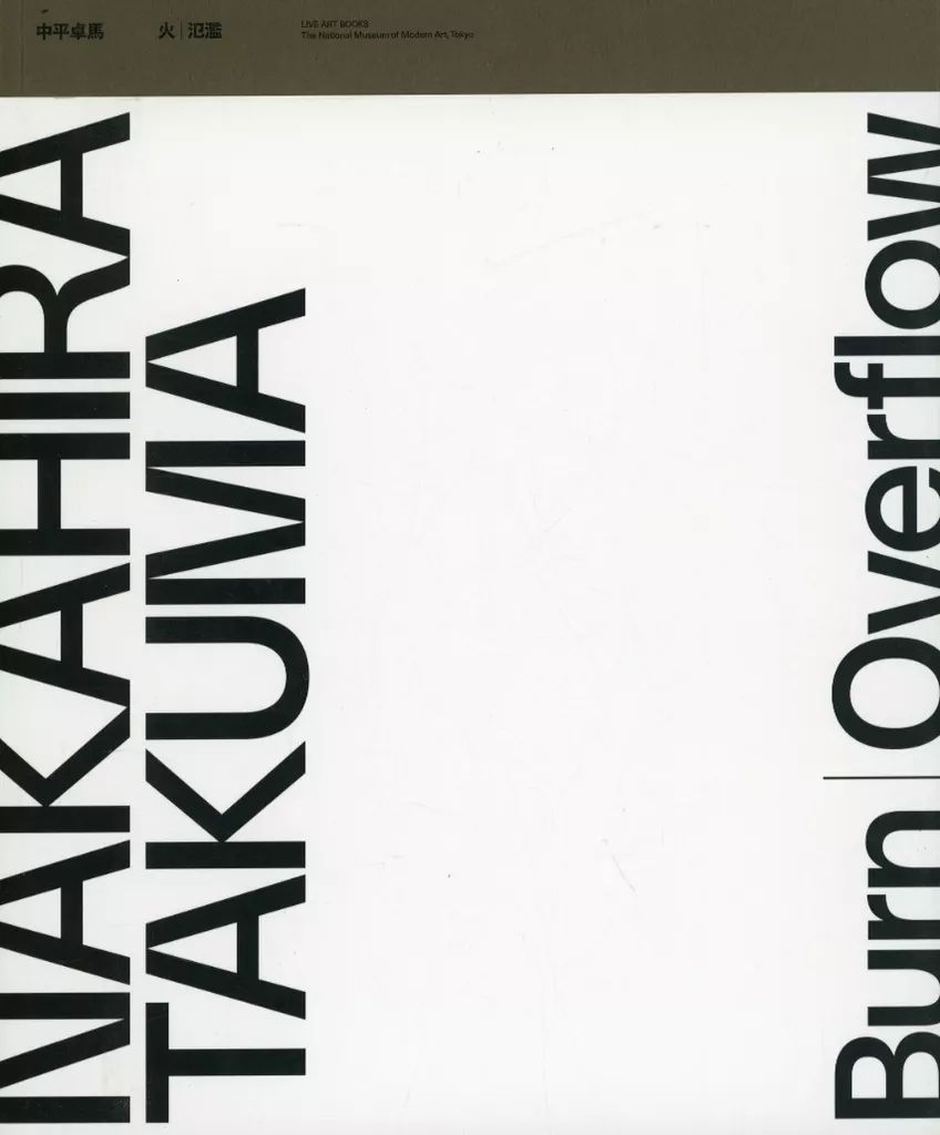 パンフレット ≪パンフレット 図録 ≫ パンフ 中平卓馬 火-氾濫 NAKAHIRA TAKUMA Burn-Overflow