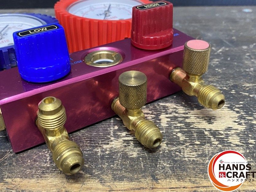 中古】タスコ ゲージマニホールド TA140G/TA141G【ハンズクラフト熊本