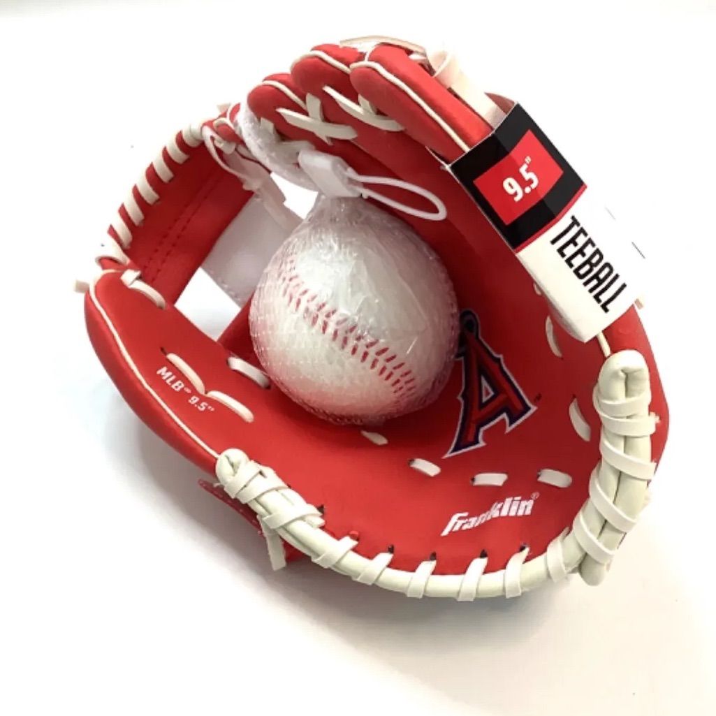 新品未使用】フランクリン 野球 キッズグローブ右投げ用 MLB LA