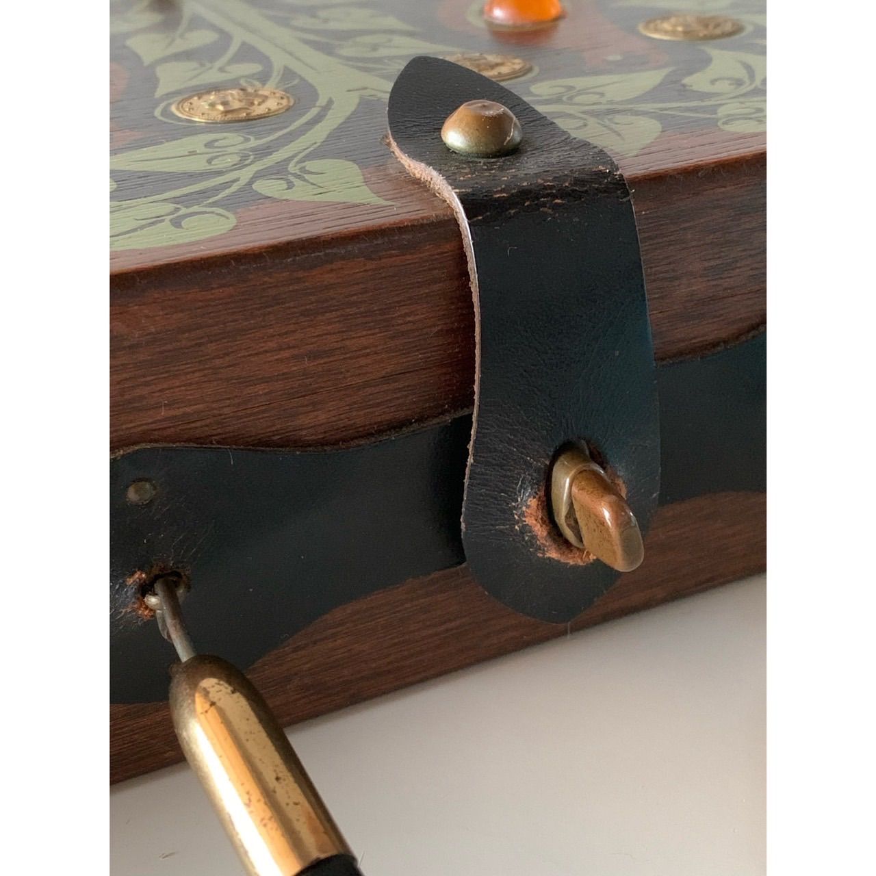 1960s Enid Collins Money Tree XI Box Purse retropatisserie 木製