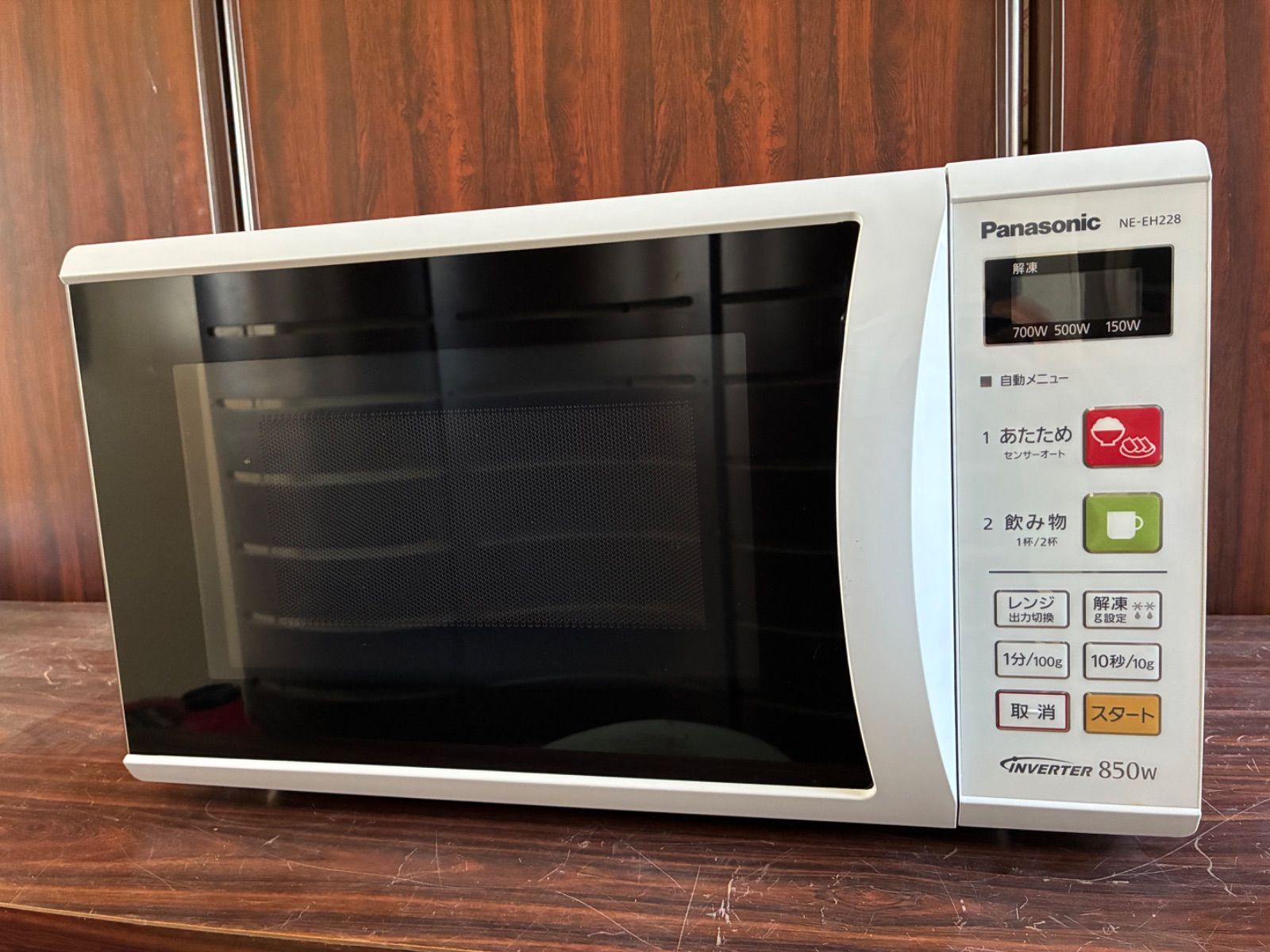 Panasonic 電子レンジ NE-EH228 ホワイト 2016年製 パナソニック 電子レンジ 22L ホワイト NE-EH228-W 2016年製 Panasonic