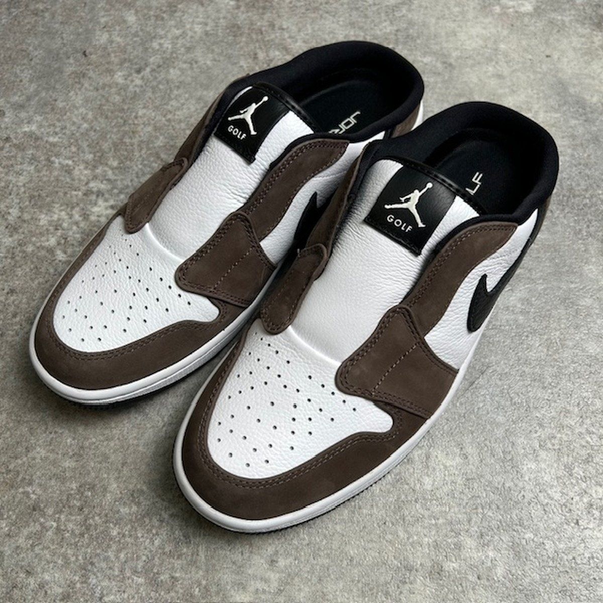 NIKE ナイキ GOLF AIR JORDAN エアジョーダン MULE 26.5cm FJ1214-200 サンダル スニーカー ブラウン ホワイト