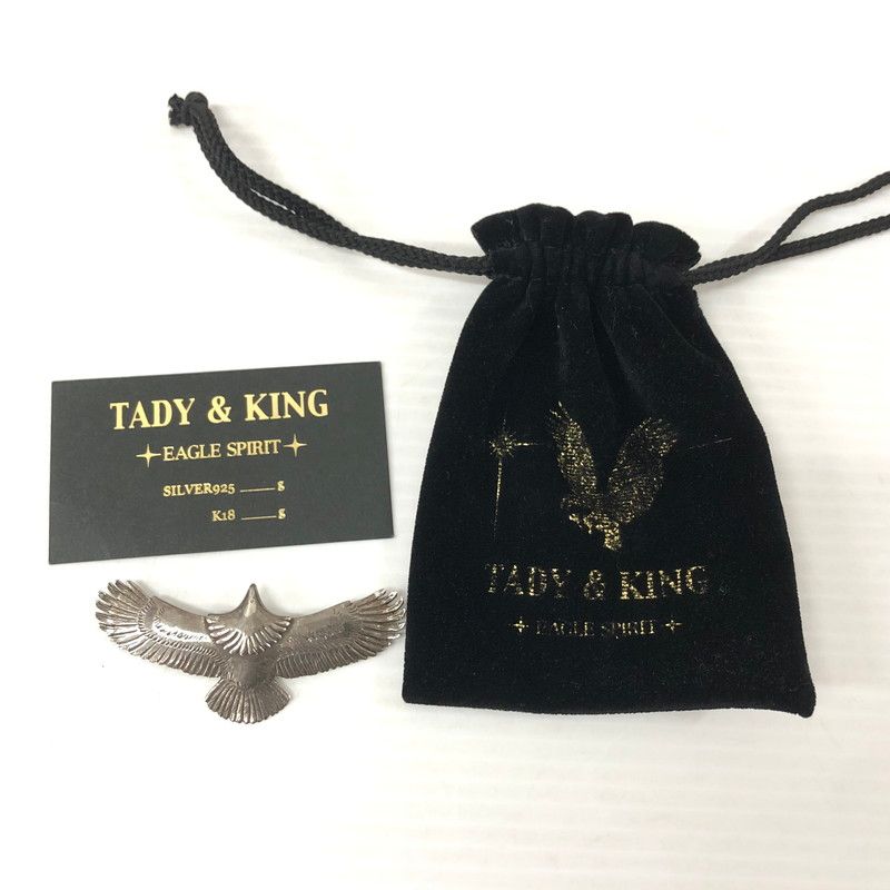 TADY-KING タディアンドキング 全銀中イーグル ネックレストップ ペンダントトップ アクセサリー シルバー 191-240328-ma-6-tei
