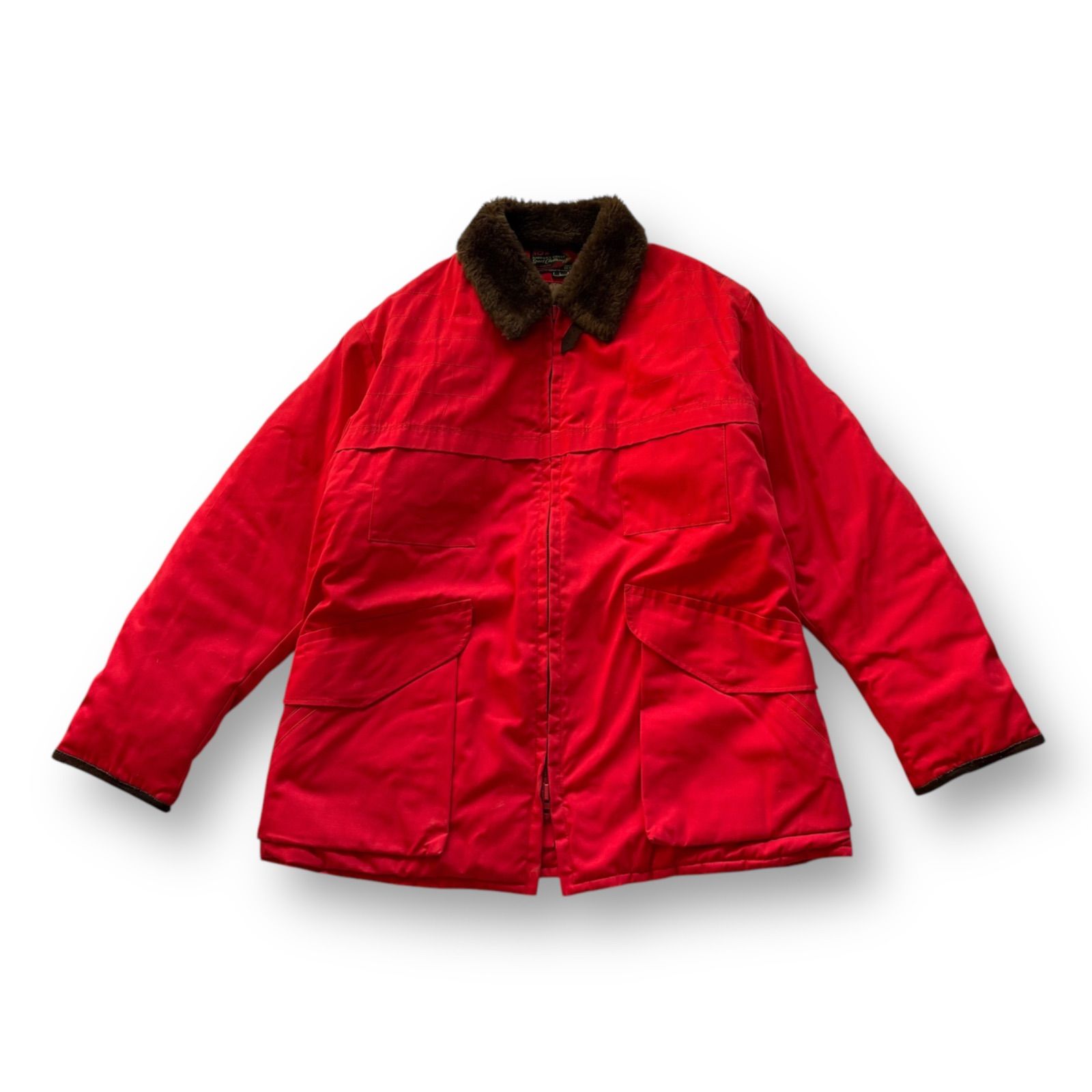 ジャケット・アウター 30s 40s USA Red Stag hunting jacket 1930s RED HEAD Waxed Canvas & Leather Duck Hunting Jacket