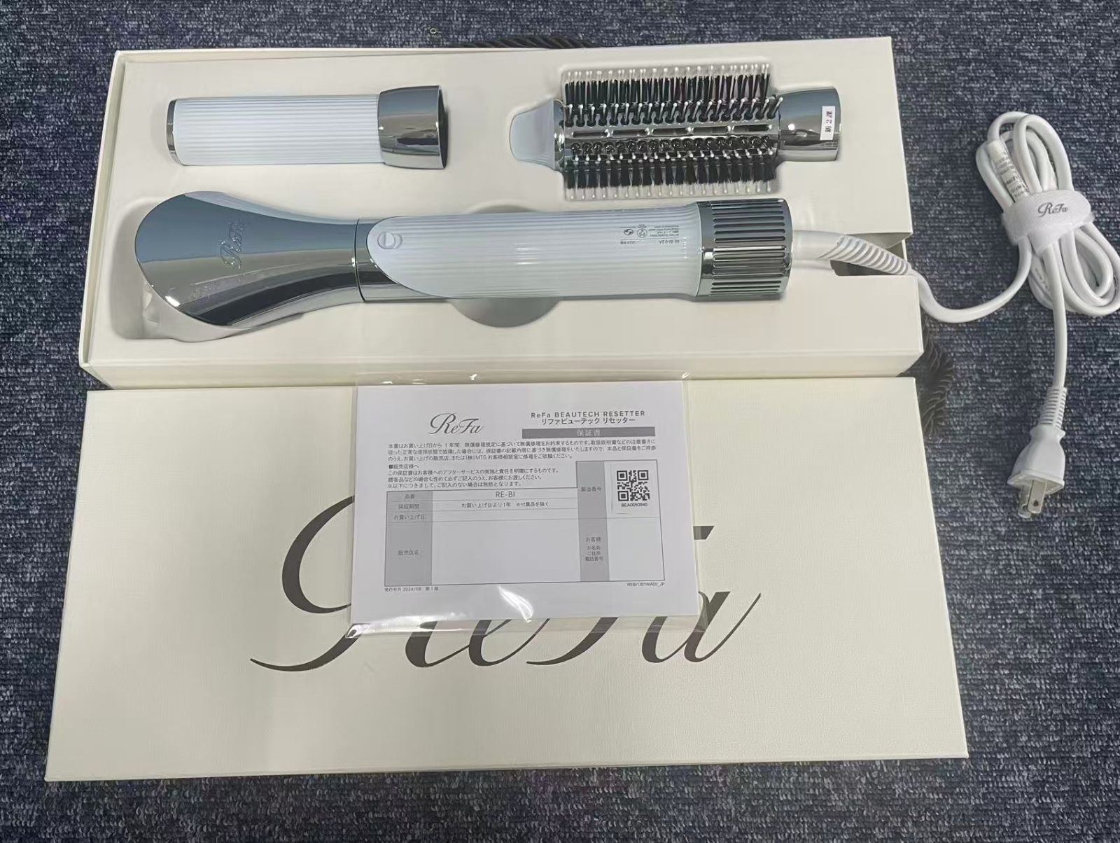 美品 正規品 ReFa MTG リファ ビューテック リセッター ホワイト RE-BI 