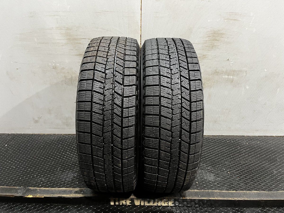 DUNLOP WINTER MAXX WM03 185|60R15 15インチ スタッドレス 2本 22年製 バリ溝 ヤリス ヴィッツ フィット シエンタ グレイス等 MTL709