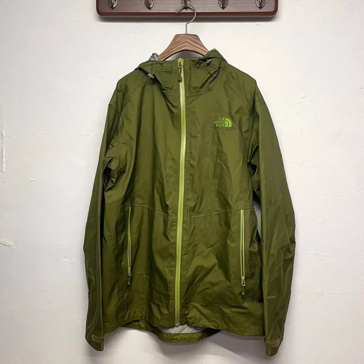 THE NORTH FACE ザ ノース フェイス カーキ ハイベント ウィンドブレーカー ジャケット