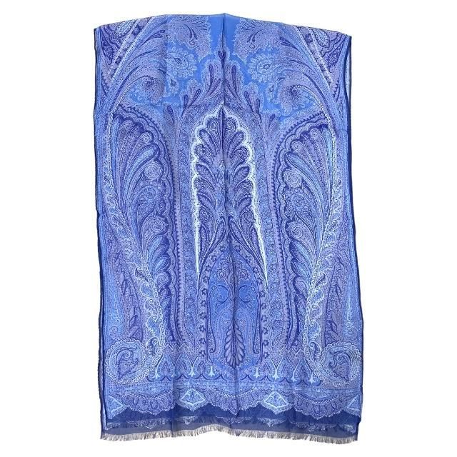 ETRO エトロ スカーフ ストール ショール 小物 総柄 ペイズリー柄 