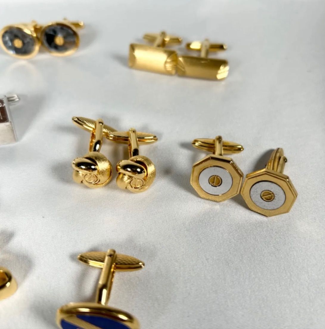 dunhill ダンヒル カフス ネクタイピン セット - メルカリ