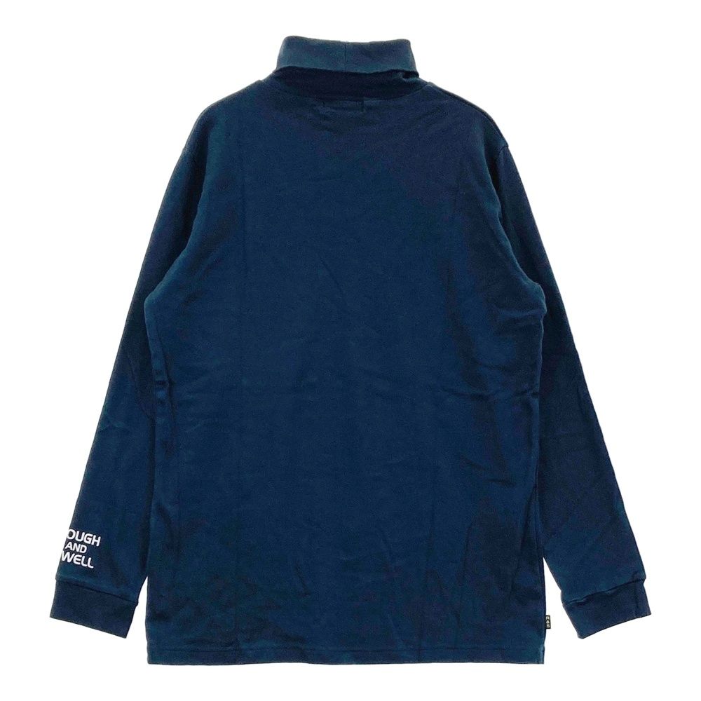 サイズ：XL ROUGH&amp;SWELL ラフアンドスウェル  タートルネック 長袖Tシャツ  ネイビー系 [240101501548] ゴルフウェア メンズ ストスト サイズ：XL ROUGH&SWELL ラフアンドスウェル タートルネック
