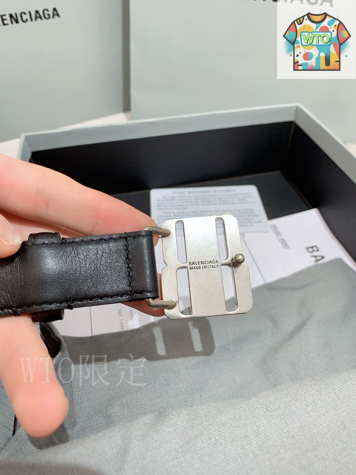 今日特価】Balenciaga 新款レザーベルト - メルカリ