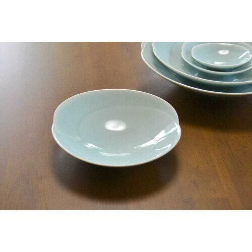 新品・5営業日で発送】福田陶器店 白山陶器 ともえ 浅鉢小 青白釉