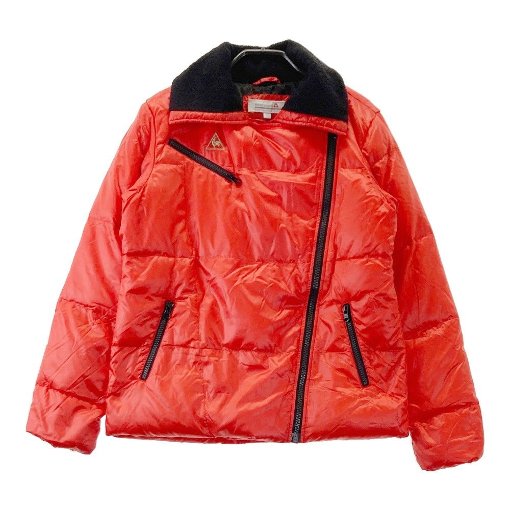 サイズ：L LE COQ GOLF ルコックゴルフ  ダウン ジップジャケット  レッド系 [240101186374] ゴルフウェア レディース ストスト