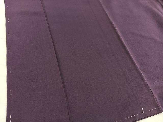 平和屋着物□上質な色無地 滅紫色 正絹 逸品 BAAU4562mz 平和屋着物