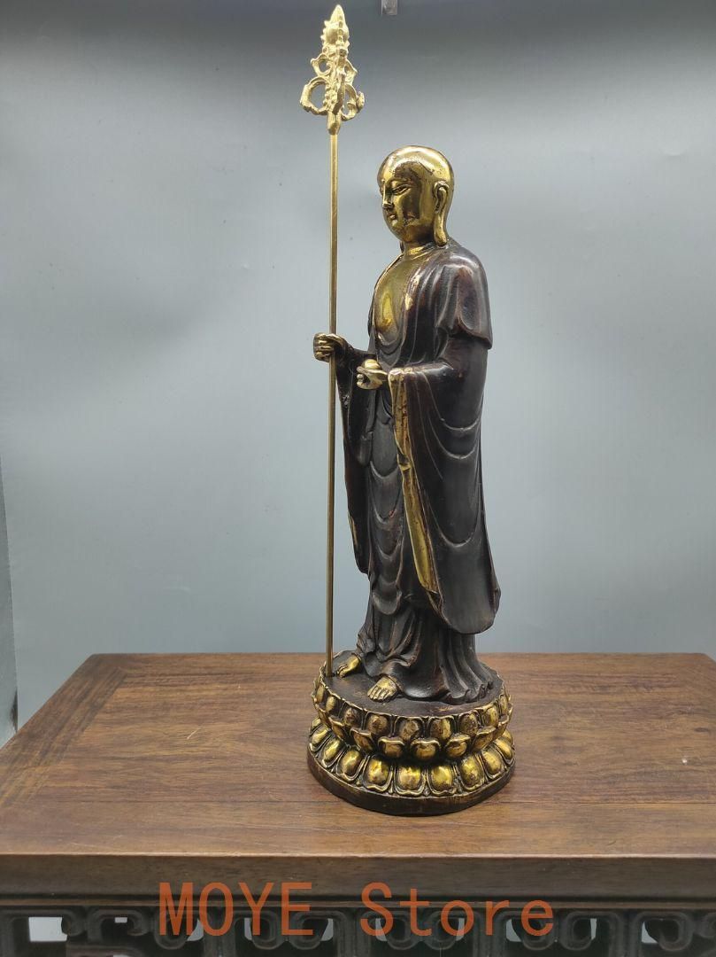 銅製 地蔵 菩薩 観音 仏像 彫刻 置物 開運 風水 装飾品 工芸品 地蔵 菩薩 観音 銅製 仏像 彫刻 置物 開運 風水 - メルカリ