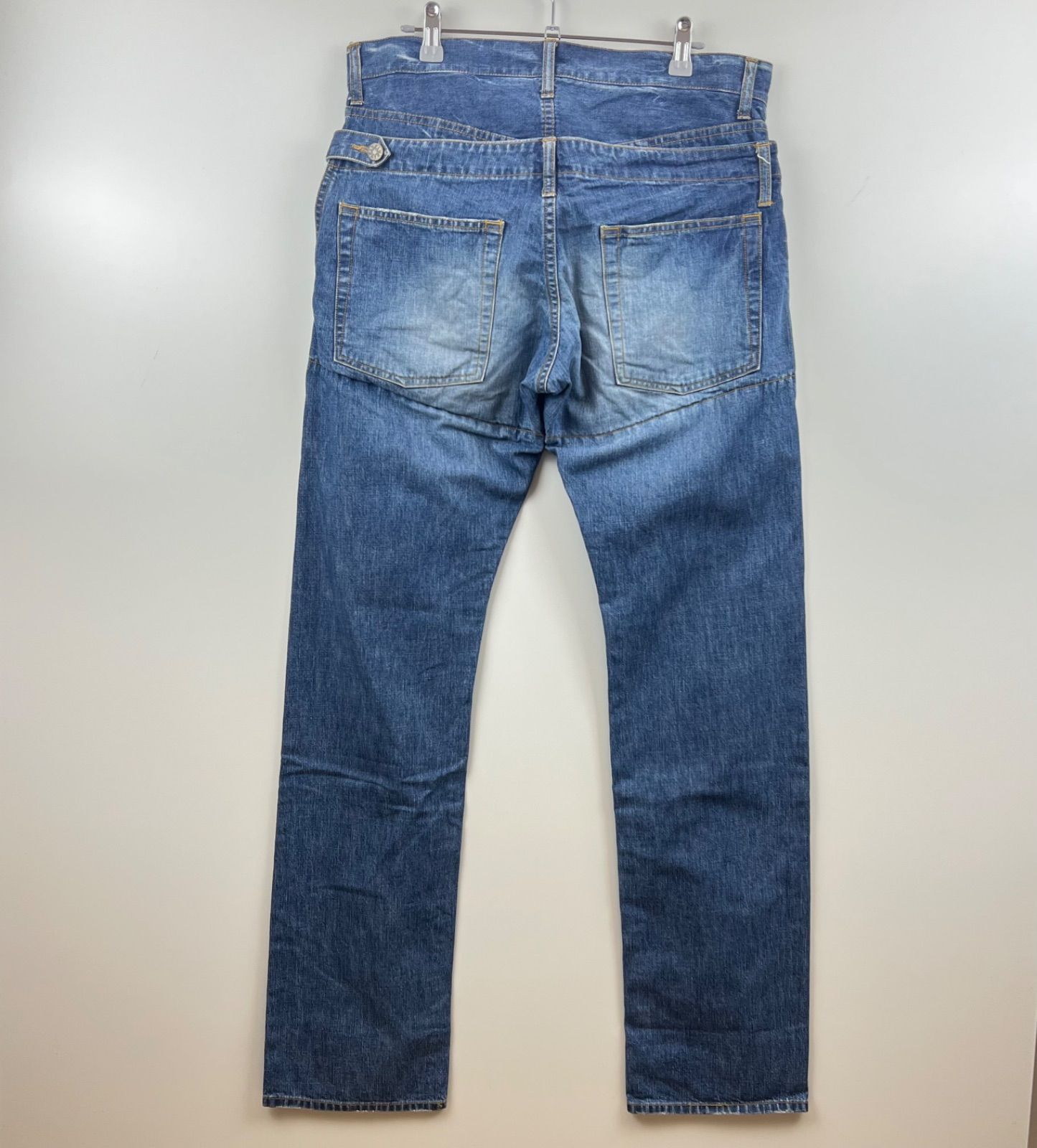 カバンドズッカ デニム ダブルウエスト 変形 Gimmick　DENIM　Y2K カバンドズッカ CABANE de ZUCCa 変形デニム ダブルウエスト