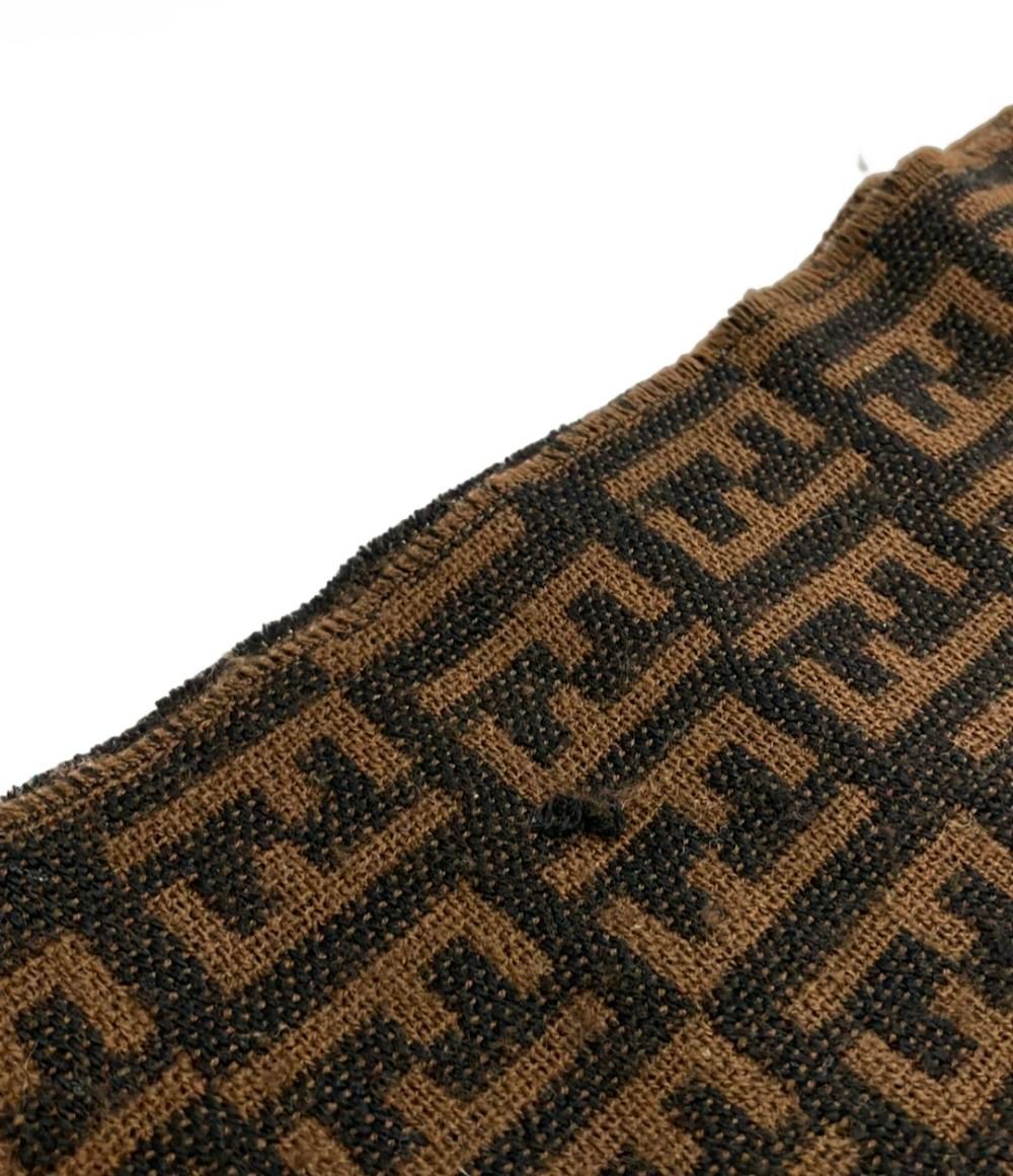 FENDI フェンディ マフラー ズッカ柄 ウール100% フェンディ マフラー ウール 100% ズッカ柄 レディース FENDI